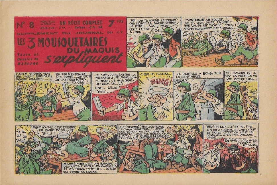 Les 3 mousquetaires du maquis n°8